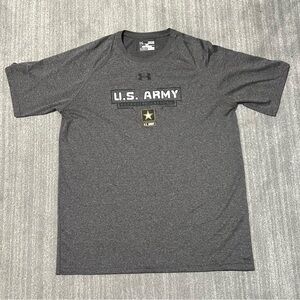 Under Armour Men's Charcoal U.S. Army Tee